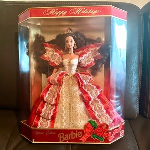 1997 Vintage New In Box Special Edition Happy Holidays Barbie